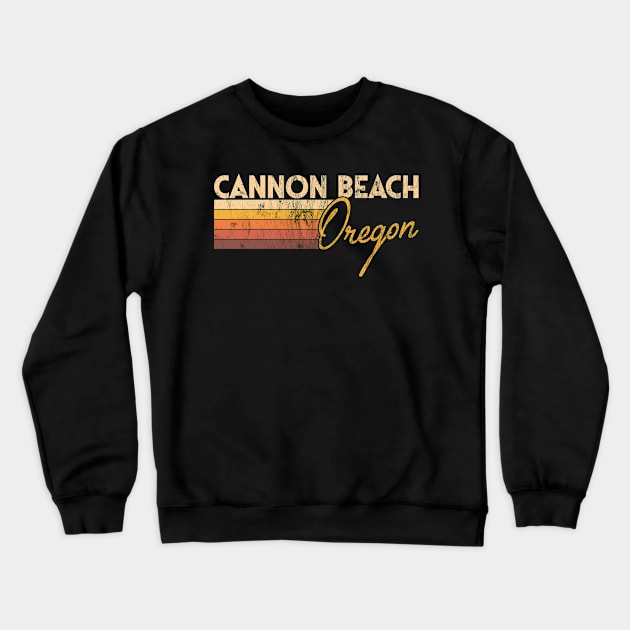 Cannon Beach Oregon Crewneck Sweatshirt by dk08